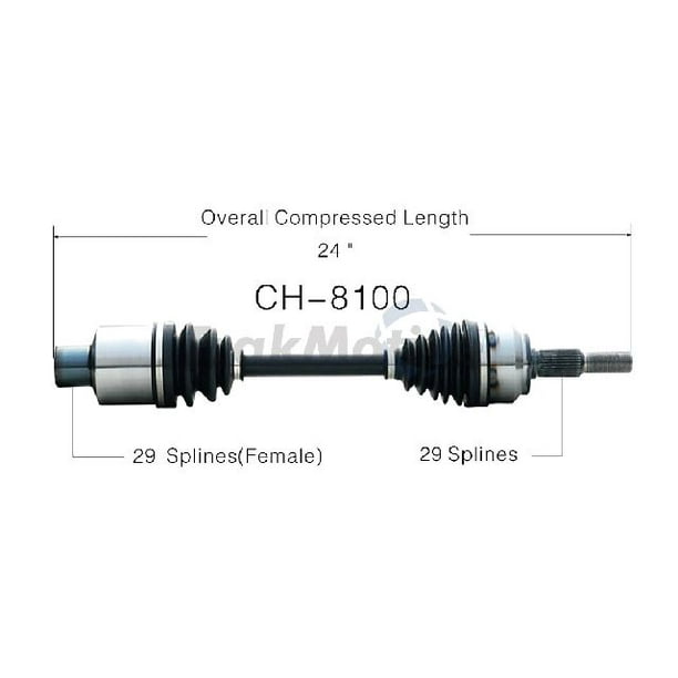 Right Front CV Axle Shaft Assembly CV Axle Passenger For Jeep Commander 
